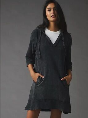 Daily Practice by Anthropologie Sport Hoodie Mini Dress